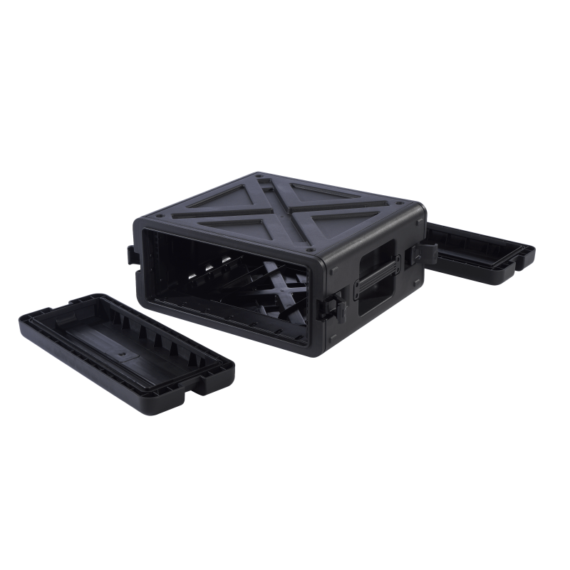 Стандартный пыленепроницаемый штабелируемый кейс высотой 4U для полетной стойки