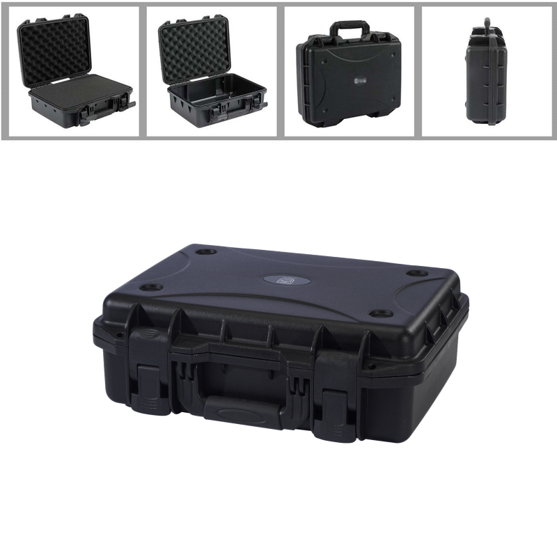 Прочный пластиковый прочный эргономичный футляр для переноски среднего размера