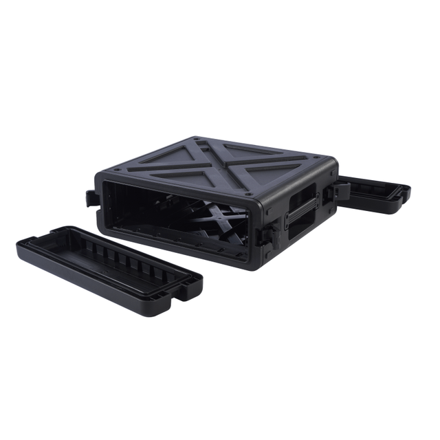 Ударопрочный запираемый кейс с открытой рамой высотой 3u